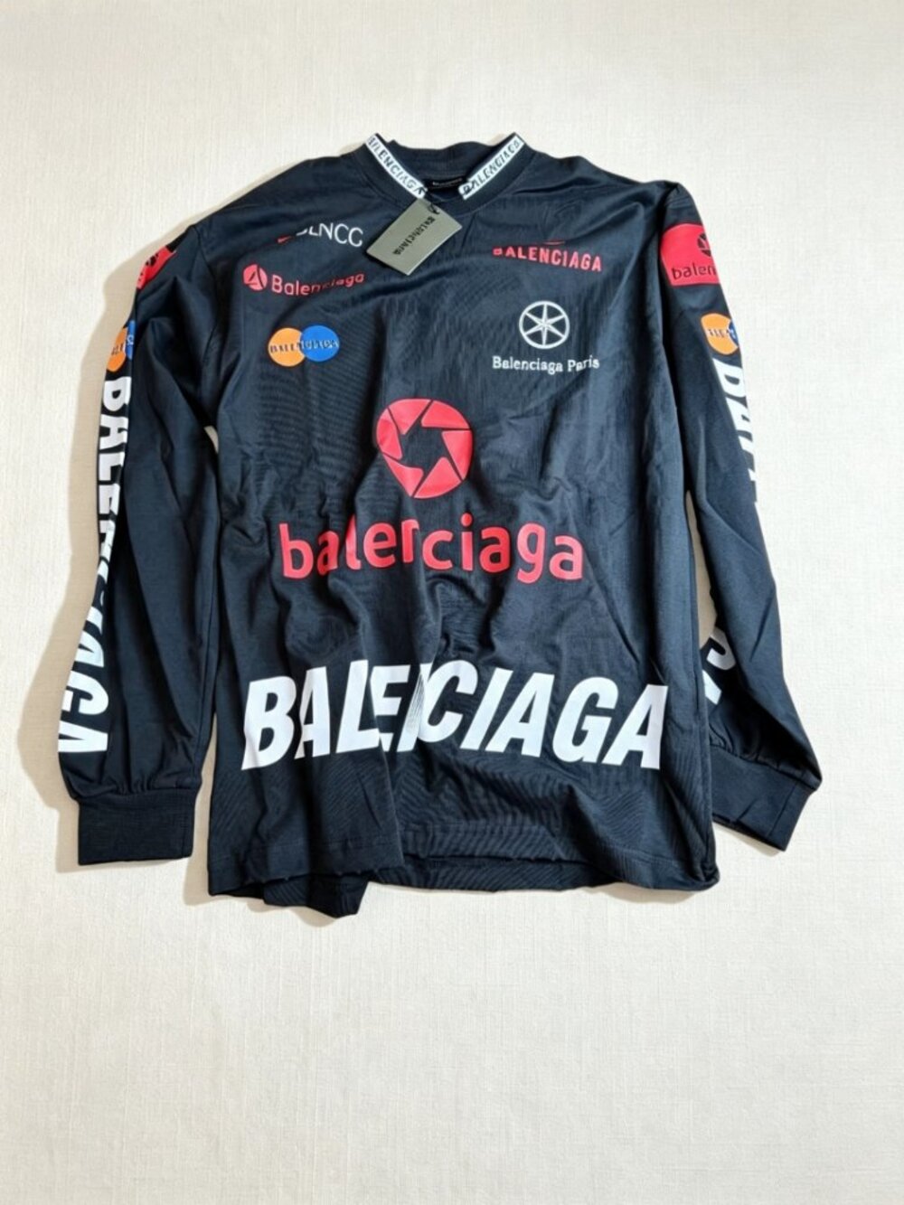 Balenciaga Black Designer Top Size M